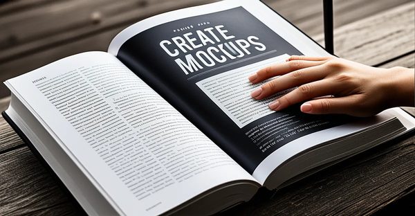 Create stunning book mockups easily with our free generator